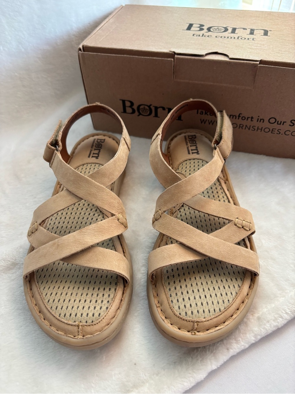 Born Trinidad Sport Sandal Women’s Leather Size 7